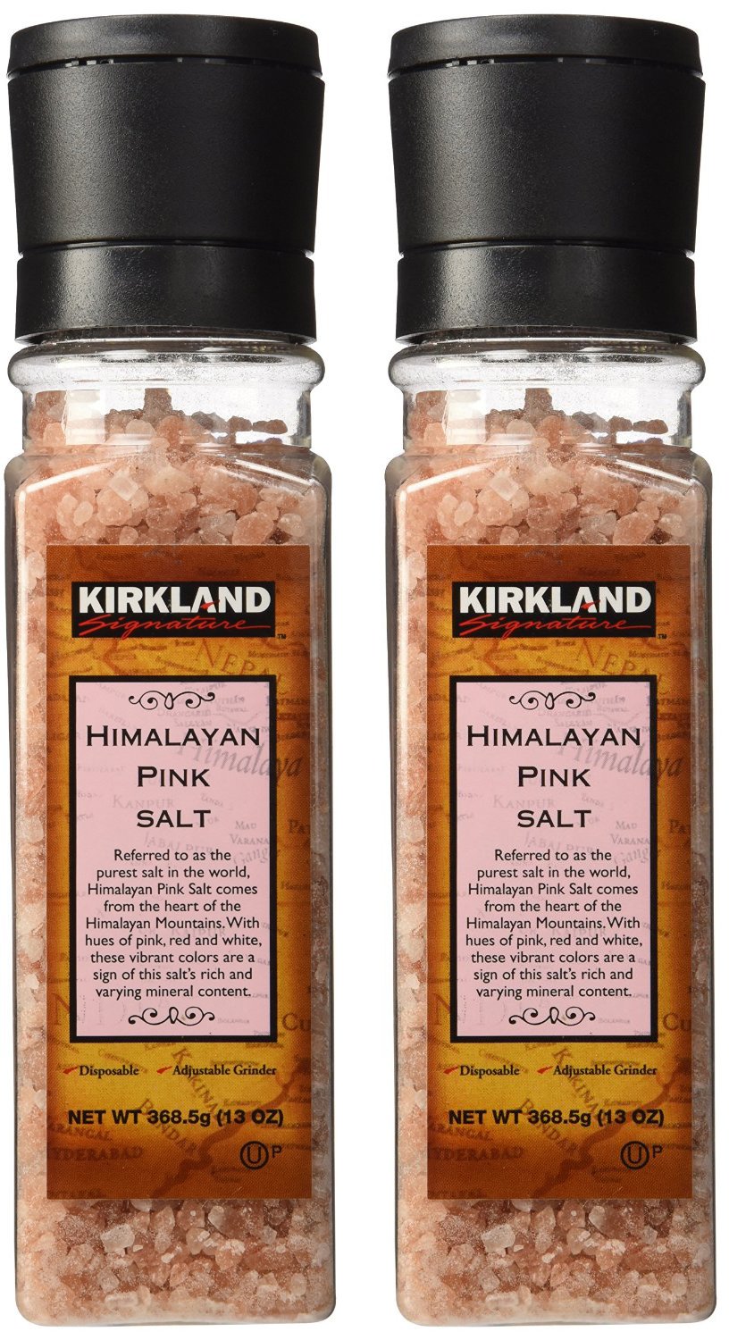 Kirkland Signature Himalayan Pink Salt, 13 Ounce (Pack of 2 ) : Grocery & Gourmet Food