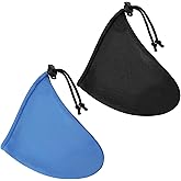 Dansydaisy 2 Pcs Men's Tanning Pouch Sun Protection, Tanning Cover for Men(Blue and Black)