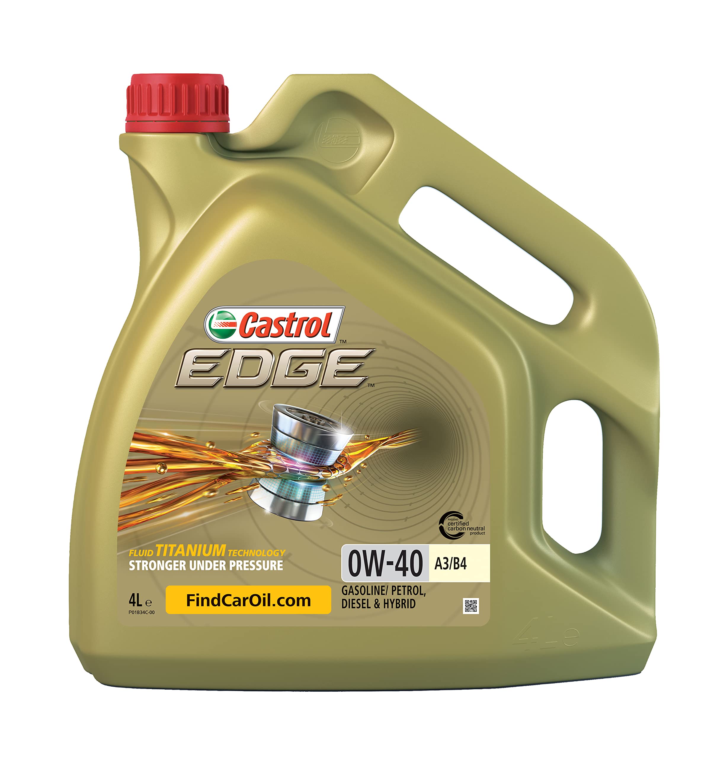 Castrol EDGE 0W-40 A3/B4 Engine Oil 4L