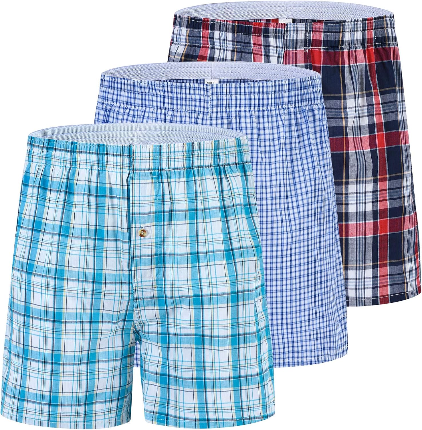 mens elastic waist shorts with fly