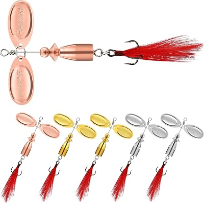 Truscend Fishing Spinner Lures Spoons Jigging Lures Multi-Function Blade
