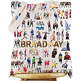 WZMPA Musical Character Tote Bag Musical Lover Gift Theatre Shoulder Bag Theater Drama Merchandise