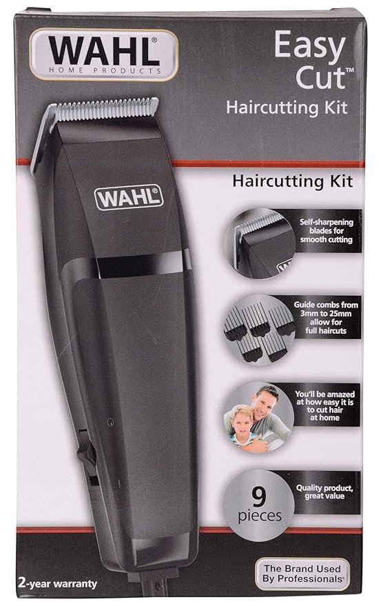 wahl easy cut 15 piece complete hair clipper kit