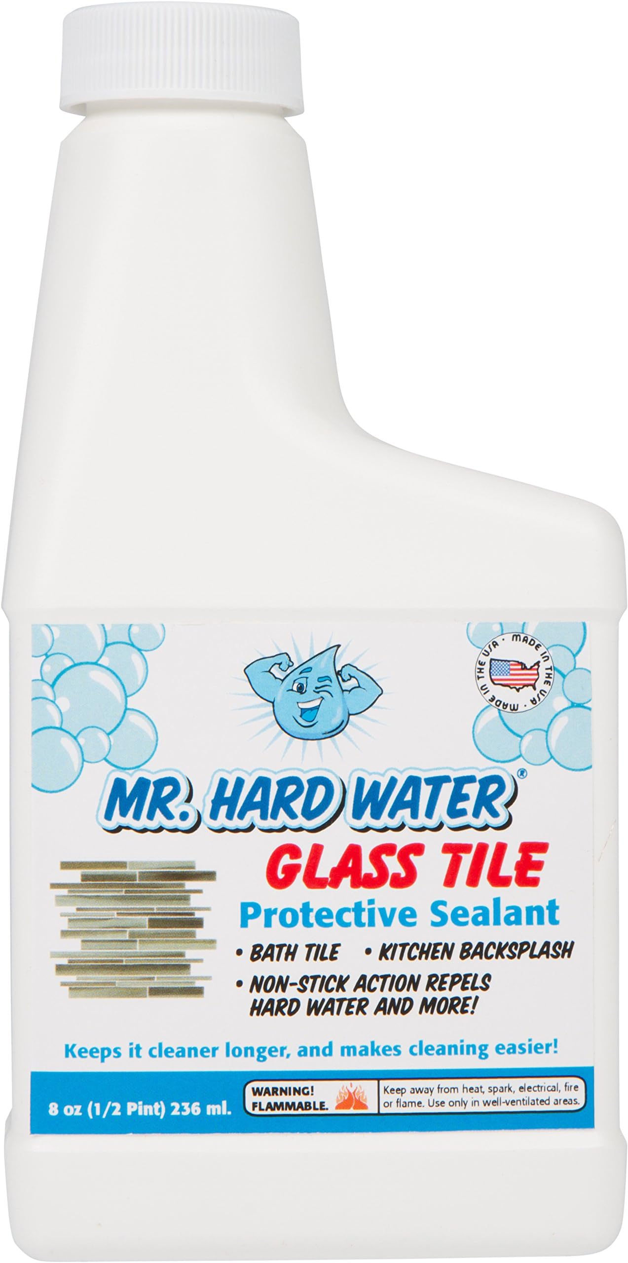 Mr. Hard Water Kitchen and Bath Glass Tile Sealer Protector, 16 oz