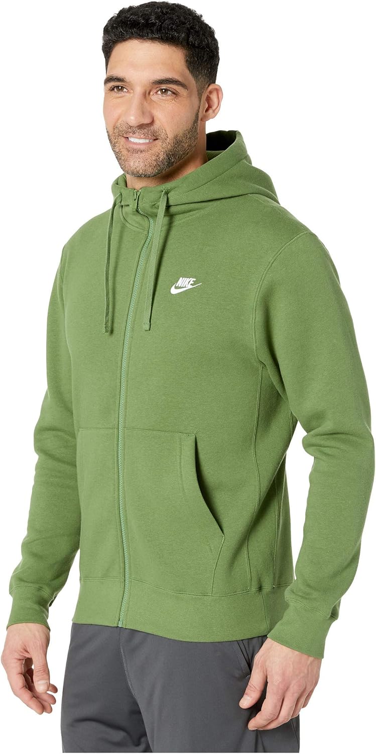 nike men's nsw club full zip hoodie hoodie