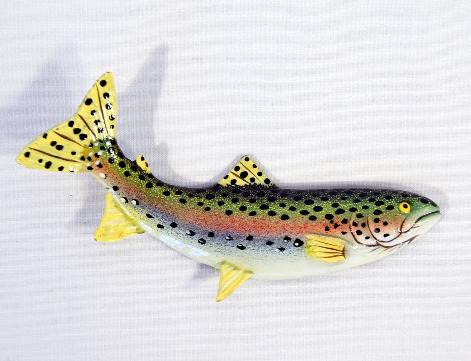 LX Pintado a Mano Assorted Brook Trout Trucha Arco Iris Peces imán ...