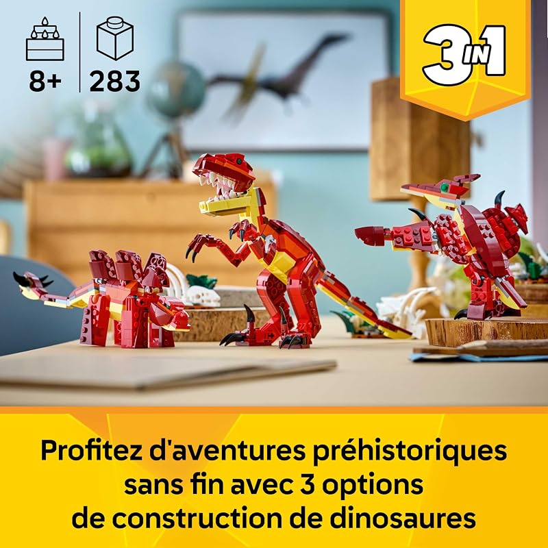 Creator 3-en-1 Le Dinosaure féroce 31379