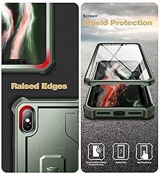 Dexnor for iPhone Xs max Case, [Built in Screen