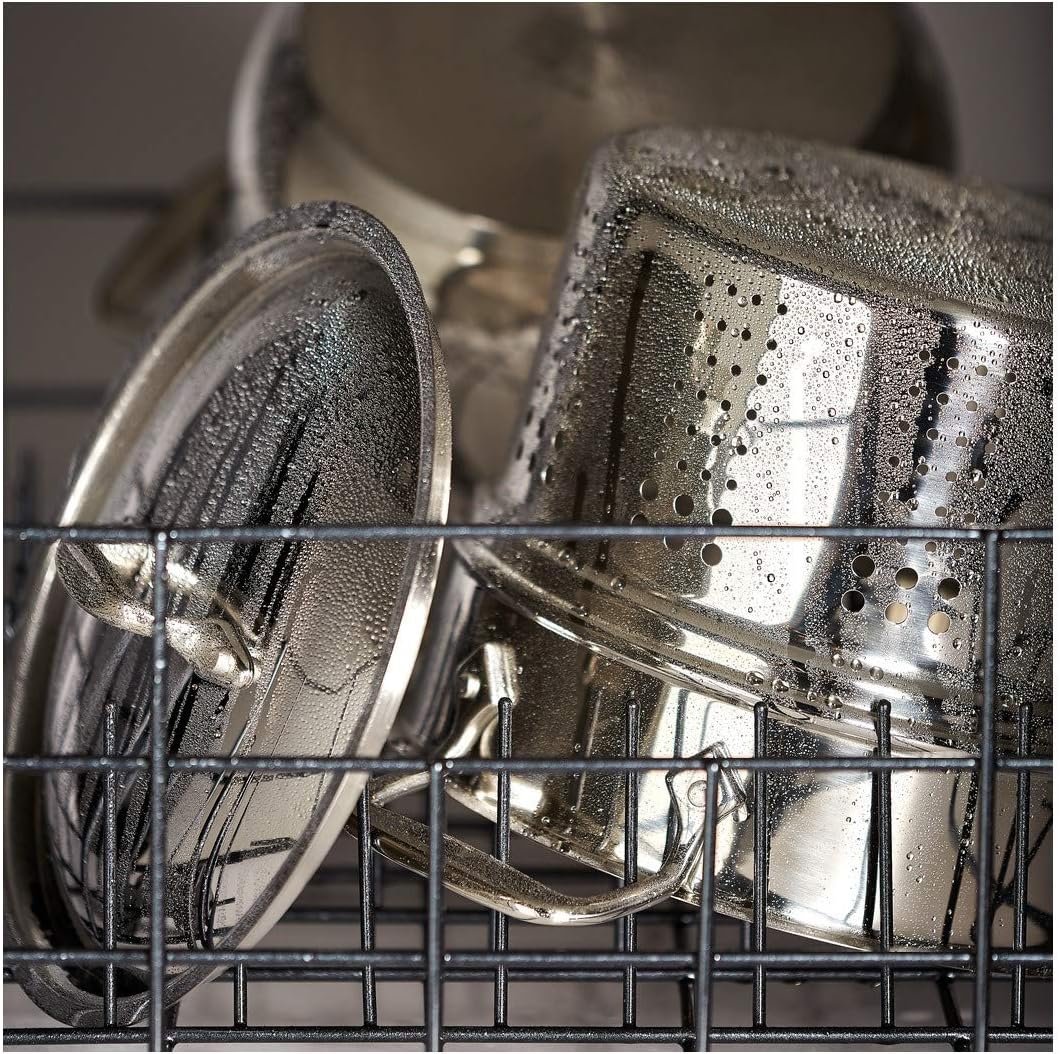 All-Clad E414S564 Stainless Steel Steamer Cookware, 5-Quart, Silver -: Kitchen & Dining