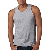 Next Level Men's Cotton Tank XS HEATHER GRAY