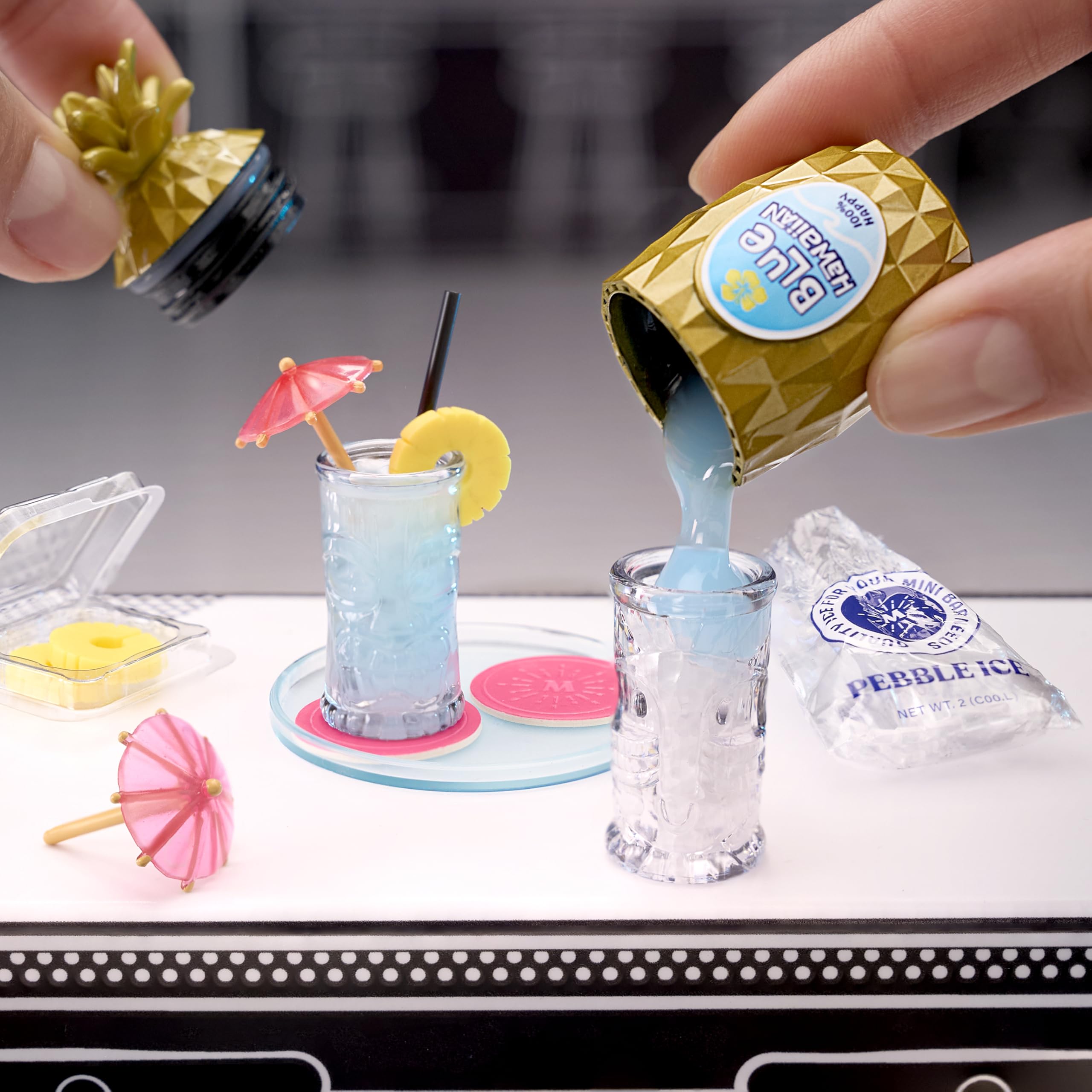 MGA's Miniverse Make It Mini Happy Hour Mini Collectibles, Blind Packaging, DIY, Resin Play, Replica Cocktails, NOT Edible, Collectors, 21+