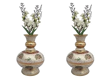 Buy Eudora Vases Flower Vases For Home Decor Set Of 2 Online At
