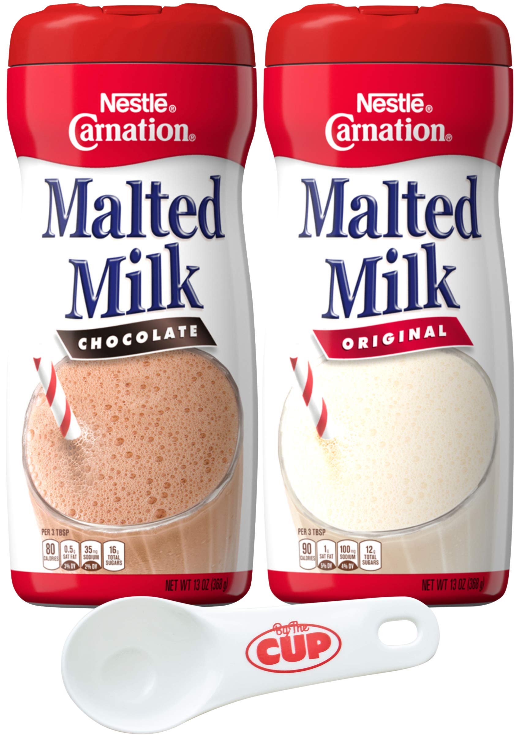 Nestle Carnation Powdered Malted Milk Variety, Original & Chocolate, 1