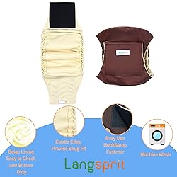 Langsprit Male Belly Bands for Dogs