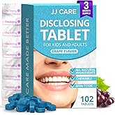 Disclosing Tablets for Teeth- 102 Count, Individually Wrapped Plaque Disclosing