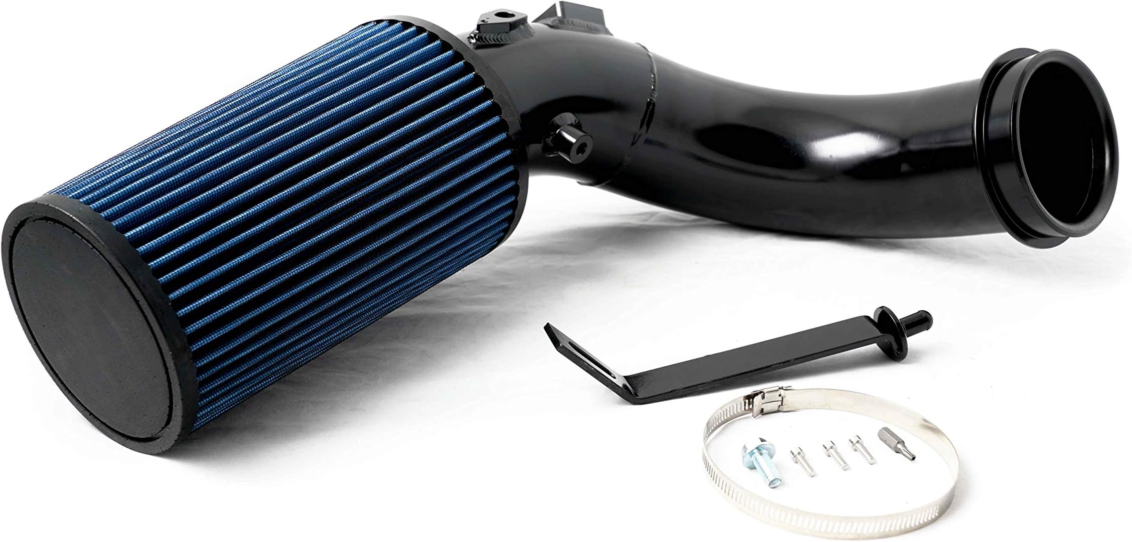 Galaxy Auto Oiled Filter Gloss Black Cold Air Intake Kit Compatible with 2007.5-2012 Dodge Ram 6.7L Cummins Diesel