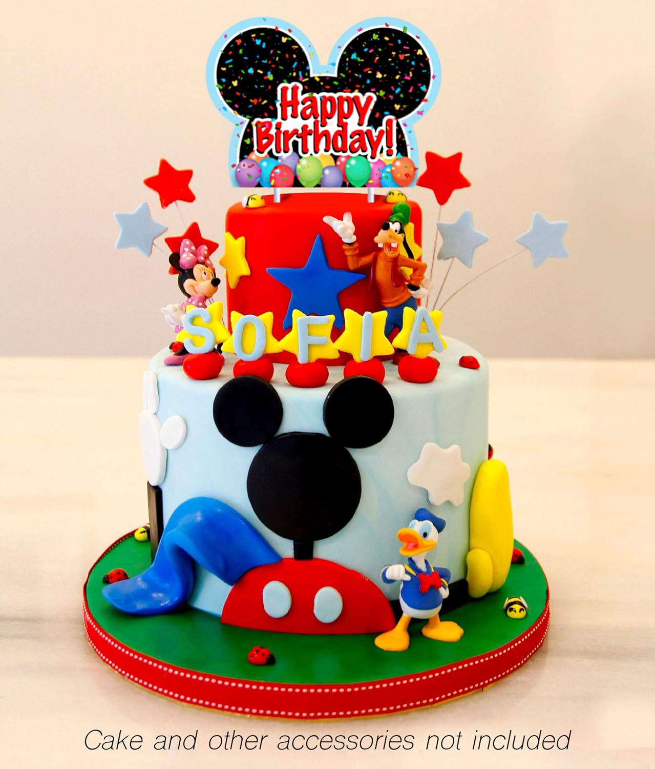 Mouse Birthday Cake Topper For Mickey And Minnie Fans Toys Games Cake Cupcake Toppers Kiririgardenhotel Com