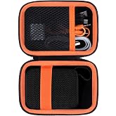 Lebakort Hard Case Compatible with JBL GO 5 GO 4 Portable Speaker | Lightweight &amp; Carry, Dustproof Storage, Travel Friendly, Portable for Daily Use, Black Case