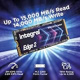Integral EDGE 2 Gen 5 2TB PCIe 5.0 M.2 NVMe SSD 15k/14k MB/s view 2