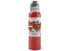 World Famous Tattoo Ink - Sailor Jerry Red Tattoo Ink - Professional Tattoo Ink & Tattoo Supplies - Skin-Safe Permanent Tatto