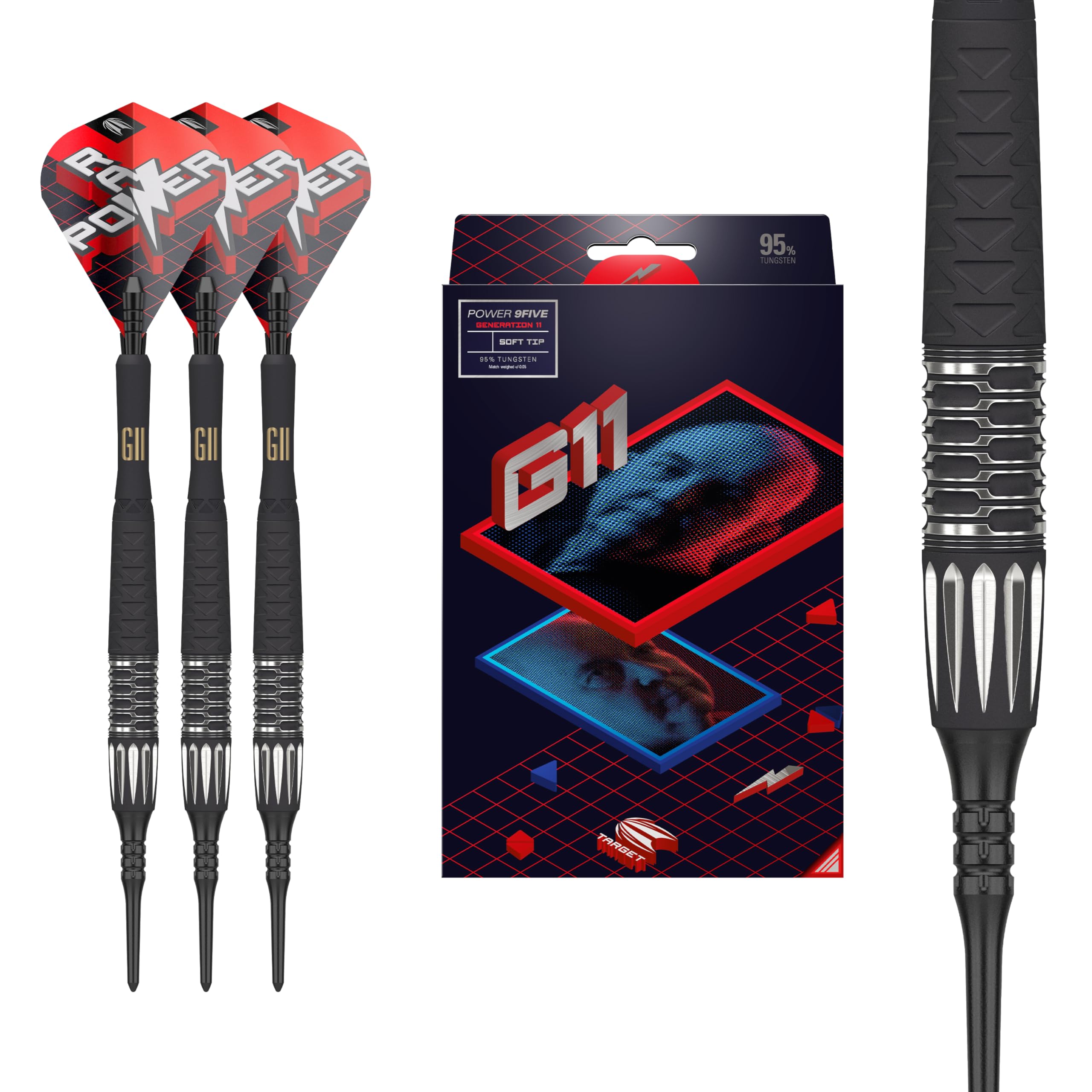 TARGET Darts Phil Taylor Gen 11 Power 9-Five Soft