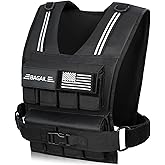 BAGAIL Weighted Vest Men, 20lb/30lb/40lb Adjustable Weight Vest for Woman with Removable Iron Weights, Women’s Rucking Vest for Walking, Workout, Running, Strength Training