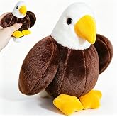 Bald Eagle Stuffed Animal Plush Toys for Kids, Kawaii Bald Eagle Plushies, Soft Bird Plush Toys, Mini Bird Stuffed Animals for Girls, Boys, Babies, Party Favors