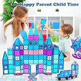 Kaysaitoy Magnetic Building Blocks 102Pcs Castle STEM Toys Ferris Wheel Cars view 2