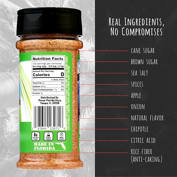 APPLE SMACK SEASONING AND RUB, 150G – SWEET & SAVORY APPLE CHIPOTLE BLEND WITH TART FRUIT & AROMATICS – PERFECT SPICE FOR PORK, CHICKEN, BEEF, LAMB & EVEN ICE CREAM