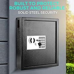 Flexzion Key Cabinet Key Lock Box Wall Mount with