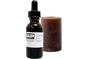 EAP Innovations Liquid Candle Dye, Vibrant, Long-Lasting Color, Fully Soluble for Flawless Blending, Liquid Dye for Candle Making, Highly Concentrated for Customizable Shades, Coffee/Caramel, 1 oz