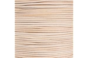 West Coast Paracord Round Leather Cord - Perfect for Crafts, DIY, Jewelry, and More!