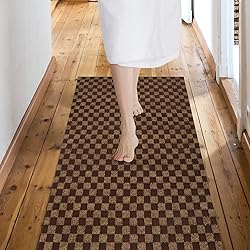 Custom Size Backed Non-Slip Area Rugs Runner, Easy
