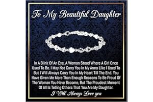 Onepurposegifts I Love You Bracelet - Daughter Gift, Birthday Gift