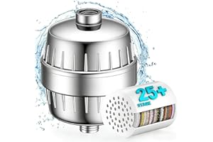 Chlorine Buster ! 25+ Stage High Output Shower Filter for Shower Heads – Softens Water Filter Removes 99% of Impurities – Imp