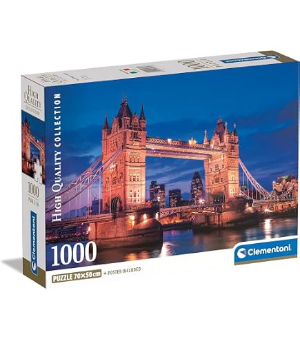 Puzzle Panoramique Clementoni 1000 Pièces – Mont Saint-Michel 70x50 Cm – Matériaux Recyclés – Cadeau Relaxant Dès 14 Ans