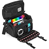 PGmoon Sling Carrying Case Compatible with Nintendo Switch/Switch 2/ASUS ROG Ally/ROG Ally X, Protective Tactical Travel Bag 