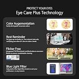 ASUS VU279CFE 27" FHD IPS 100Hz Gaming Monitor USB-C 15W PD Adaptive-Sync Eye view 5