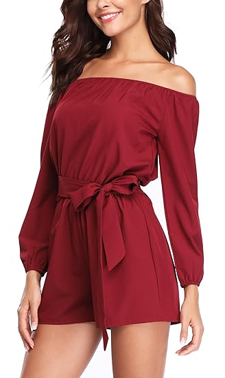 red dressy rompers and jumpsuits