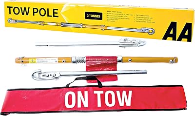 AA AA6165 Rigid Steel Tow Pole 1.8m 2 Tonne TUV Certified