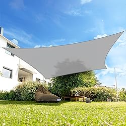 SunnyRoyal Sun Shade Sail 10'x12' Rectangle Shade