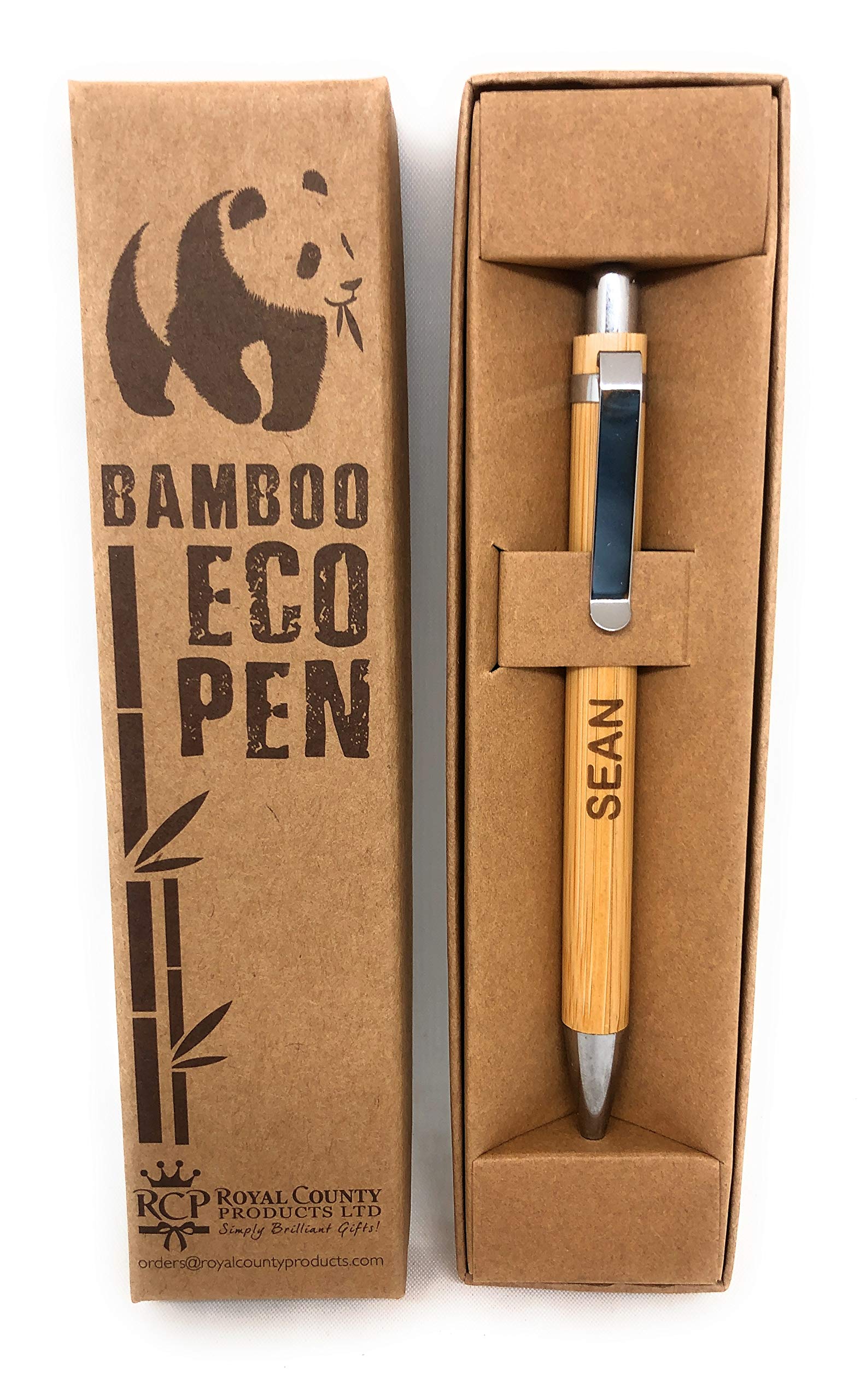 Royal County Personalised Bamboo Pens - Eco Friendly - SEAN PLEASE DO NOT USE THIS LISTING TO ORDER ANY OTHER NAME
