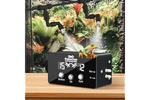 Fenocran Automatic Reptile Mister System, Reptile Humidifiers Smart Misting System, Chameleon Mister Automatic