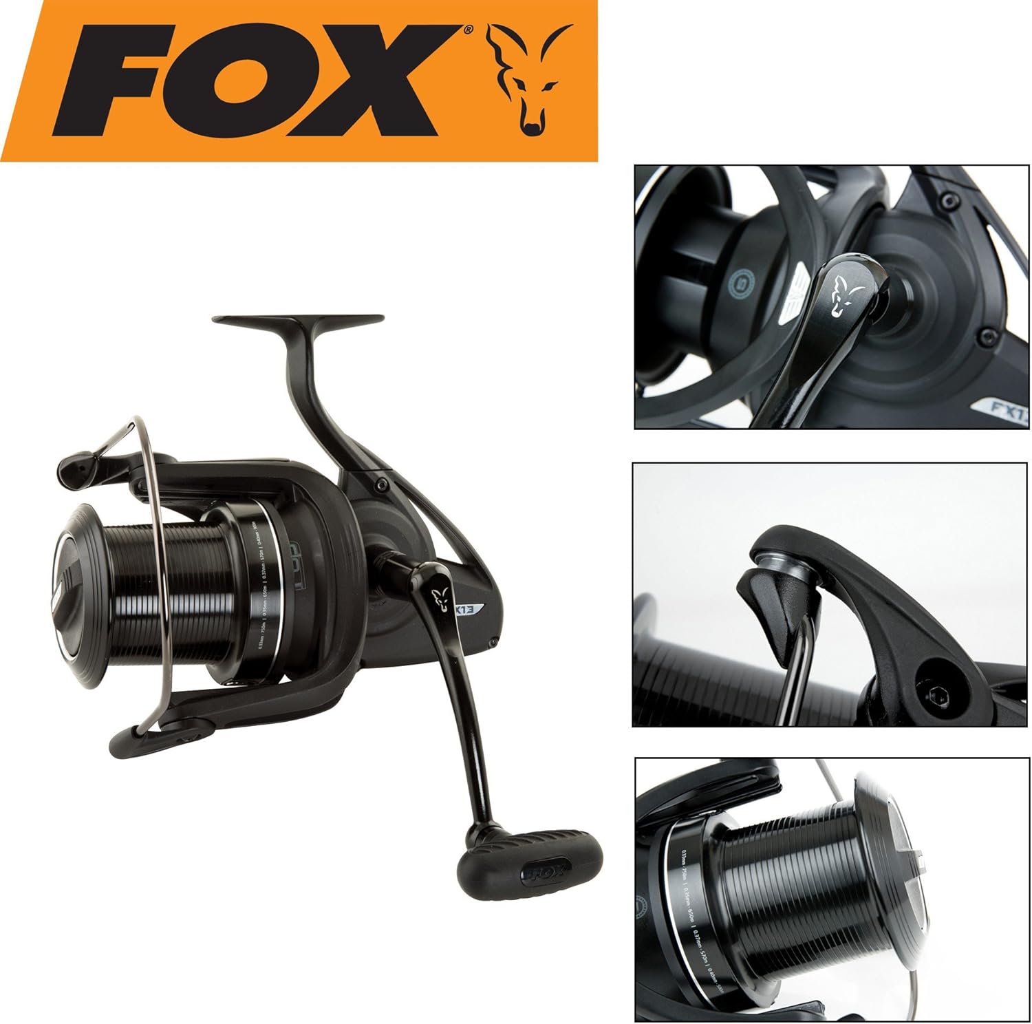 Fox Carp Fishing NEW FX13 Big Pit Reel Amazon.co.uk Sports & Outdoors