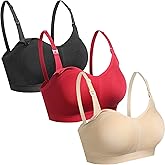 GXXGE Nursing Bras for Breastfeeding Seamless Ultra Comfort Maternity Bra Built-in Cups Pregnancy Sleeping Bralette