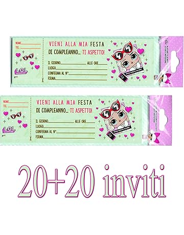 Amazonit Inviti Articoli Per Feste E Compleanni Giochi