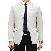 MRTOGENT Men's Blazer Regular Fit Casual Sport Coat, Two Button Lightweight Suit Jacket, Ideal for Business, Daily & Wedding