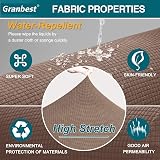 Granbest Premium Water-Repellent 1 Seater Armchair Slipcover Khaki view 3