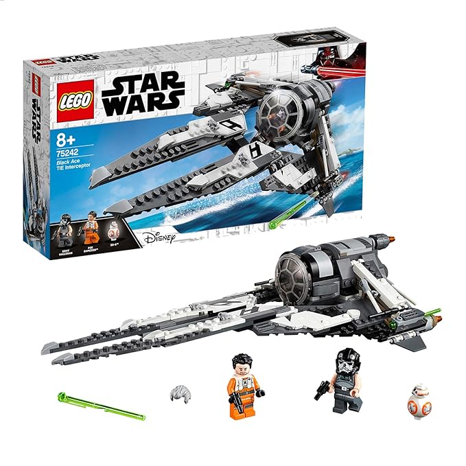 LEGO Star Wars 75242 - Resistance Tie Interceptor – Allianz-Pilot, Bauset