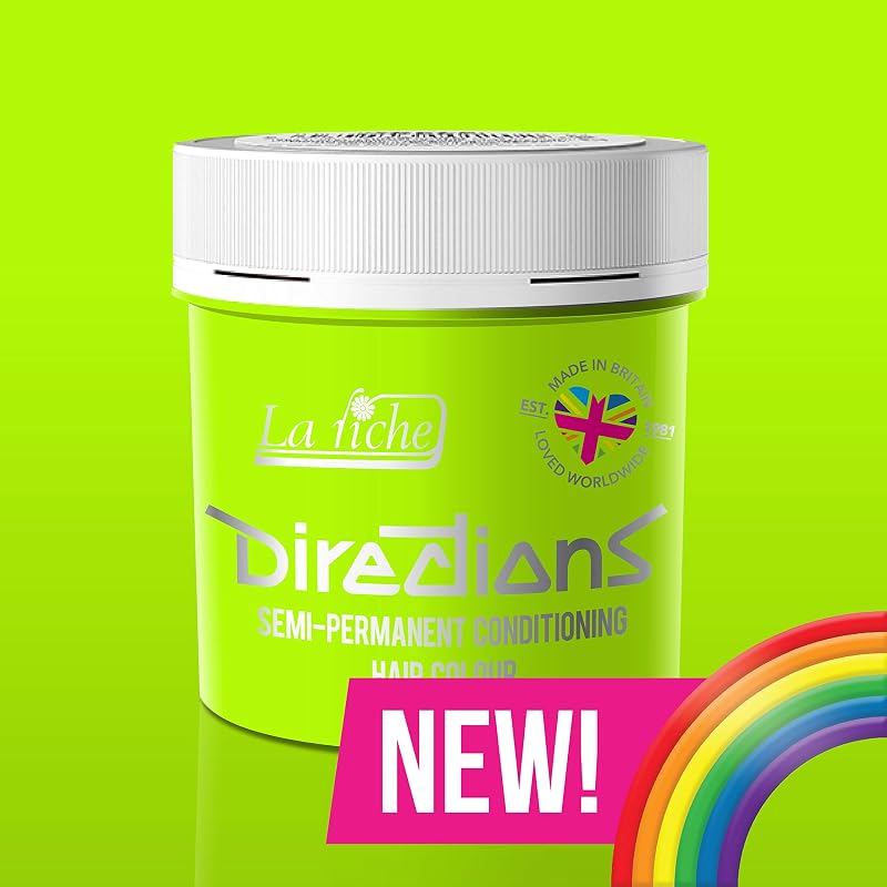 La Riche Directions 88ml Fluorescent Green Hair Dye x2 Tubes